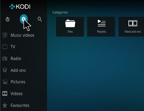 Impostazioni Kodi