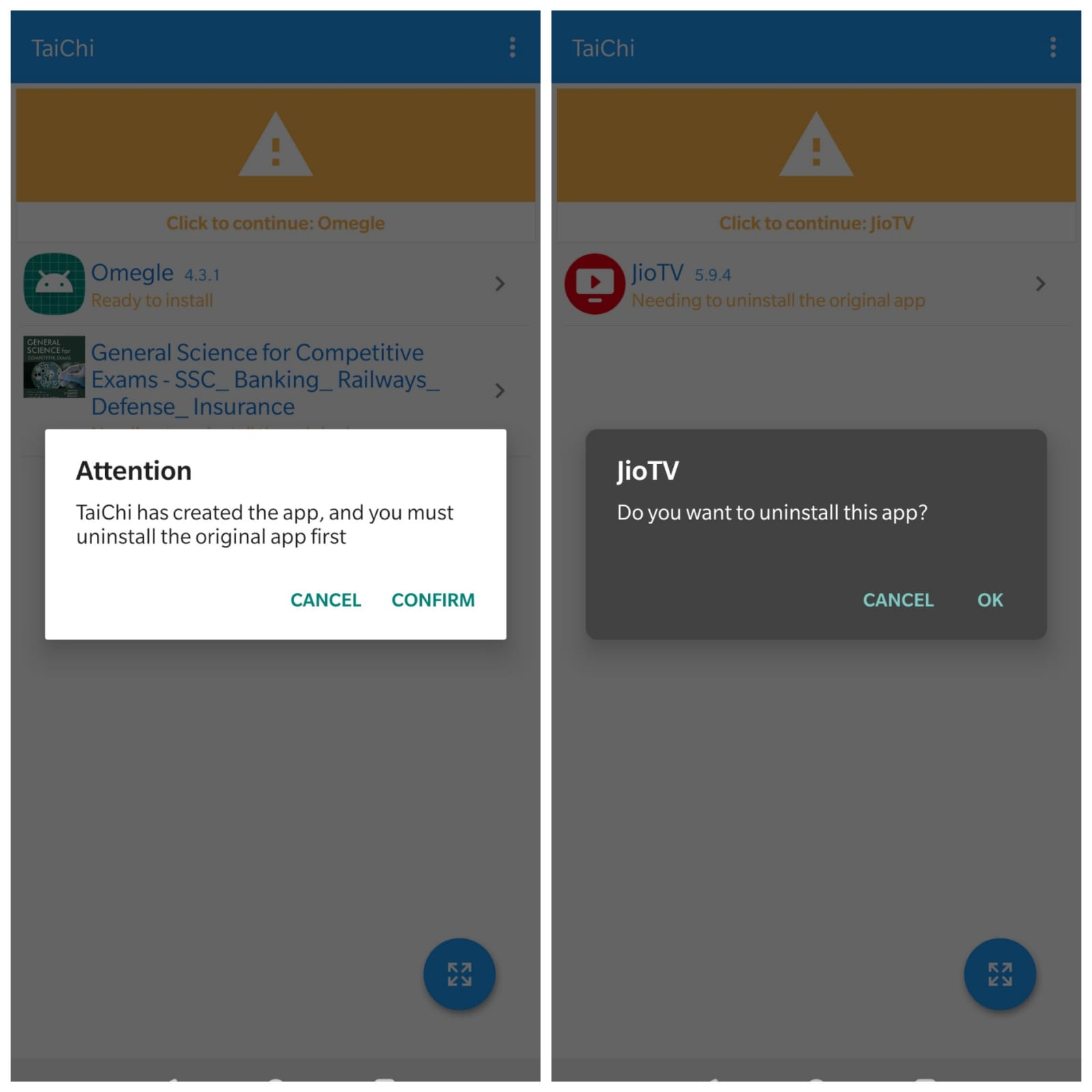 App deinstallieren