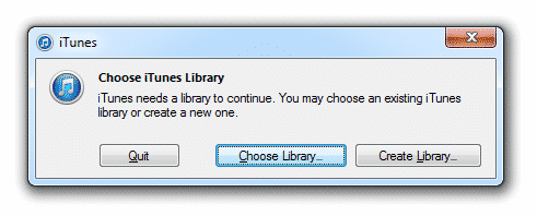 Einrichten mehrerer iTunes-Bibliotheken auf einem einzelnen PC