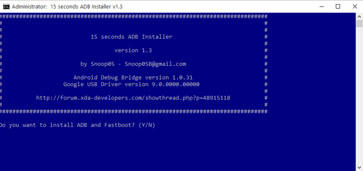 Install ADB and Fastboot