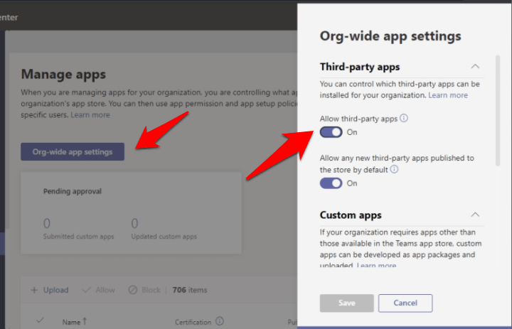 Vérifier les autorisations des applications tierces