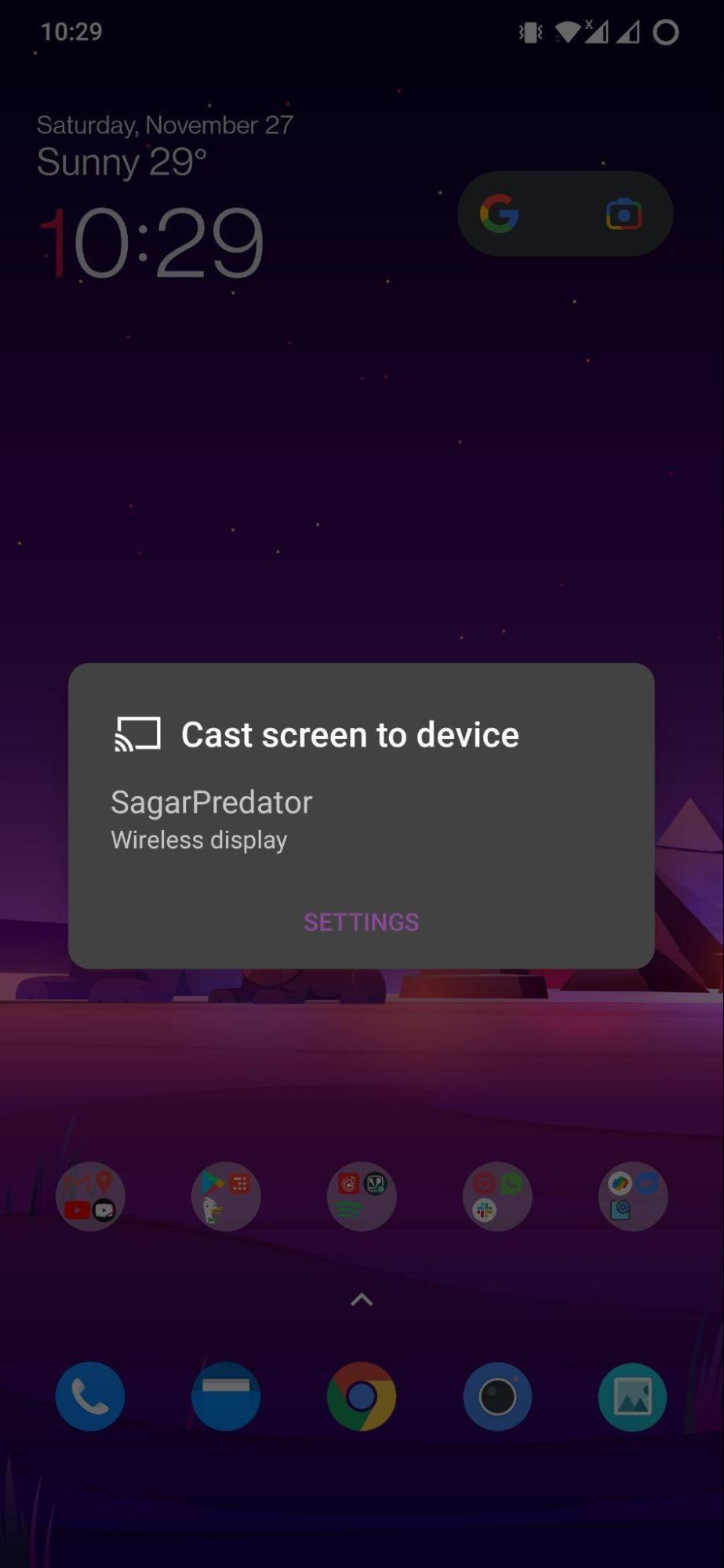 Proietta lo schermo su Windows 11