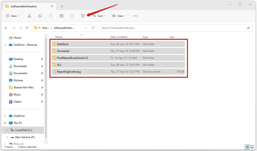 Elimina Dati Windows SoftwareDistribution - Errore 0xFFFFFFFF su Windows