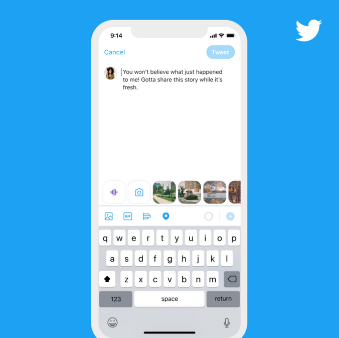 Twitterはボイスタイプ機能をテスト中