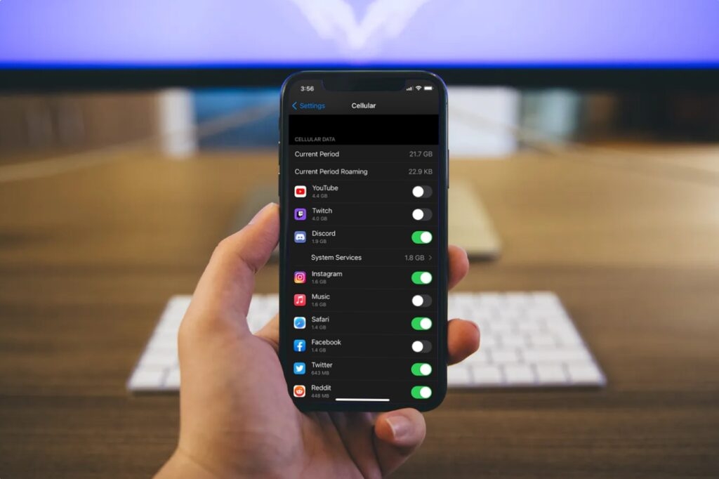 Utilisation des données iPhone - Vérifiez l'utilisation des données sur iPhone
