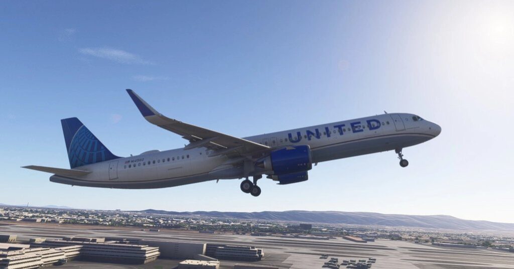 United Airlines N14502 (iniBuilds A321neo) - Libreas del Airbus A321LR para MSFS 2024