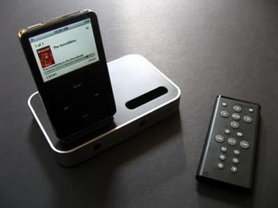 Revisión: DLO HomeDock Deluxe (2007) Base de entretenimiento con navegación en TV para iPod