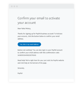Verificación de la Cuenta de PayPal