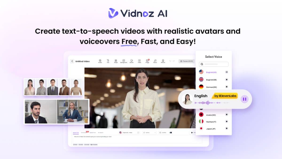 2025년 Vidnoz AI로 스마트 기업 설명 비디오 만들기