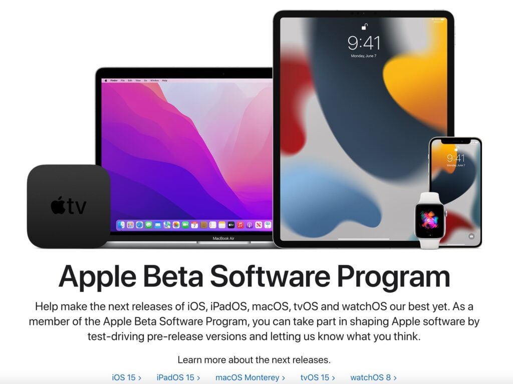 Installieren Sie die iOS 15 Public Beta - Apple Beta Software Programm