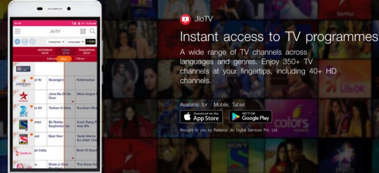 JioTV Web for PC
