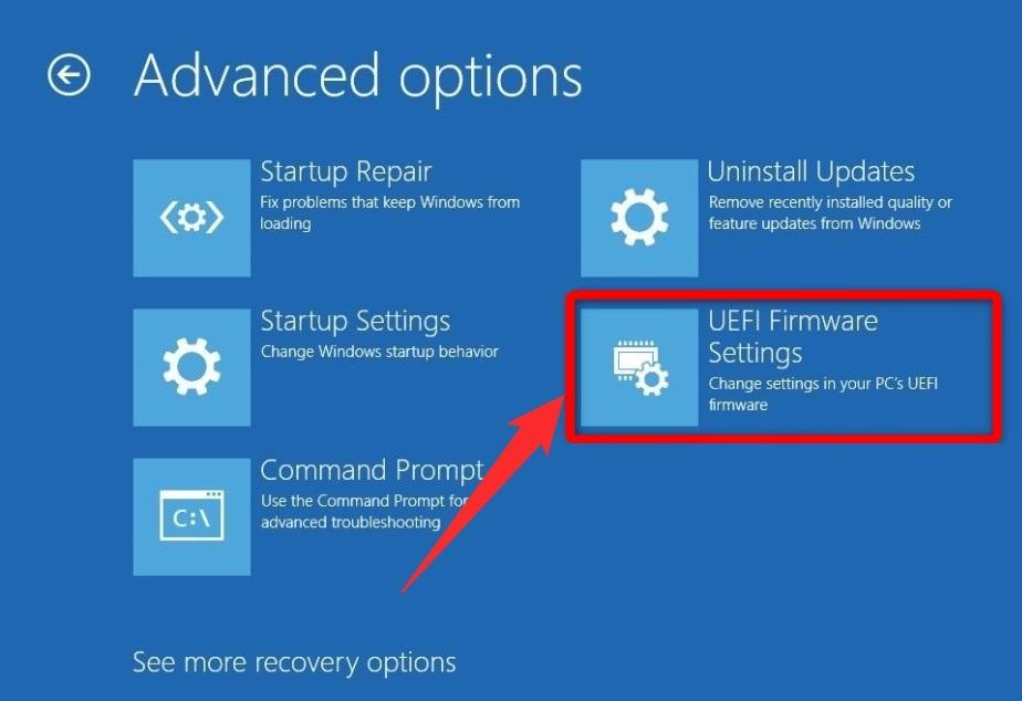Настройки прошивки UEFI