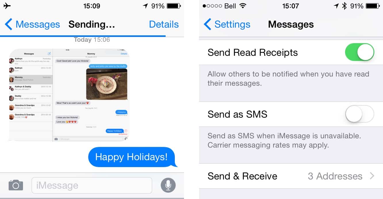 Могу ли я отменить или «отозвать» отправленные iMessages?