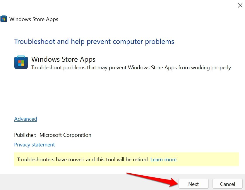 cómo usar el solucionador de problemas de Windows Store