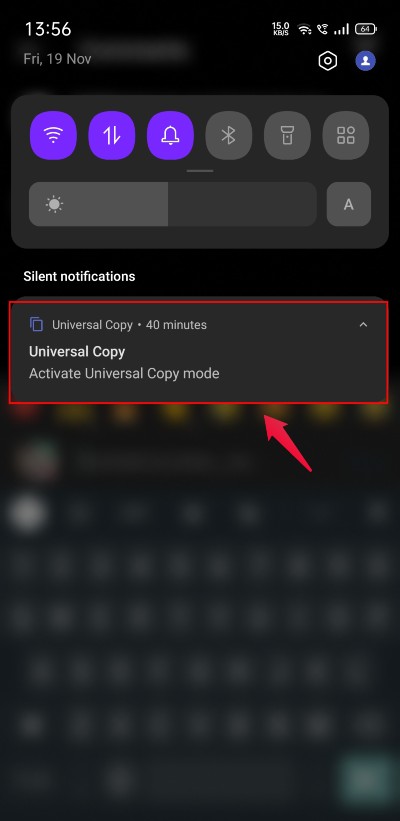 Notifica di Copia Universale