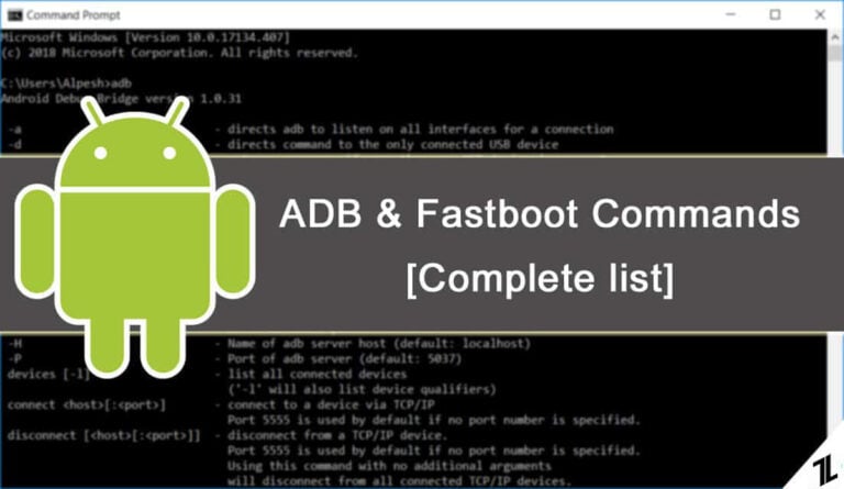 Команды ADB и Fastboot