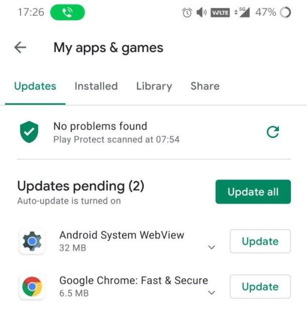 Atualizar Chrome