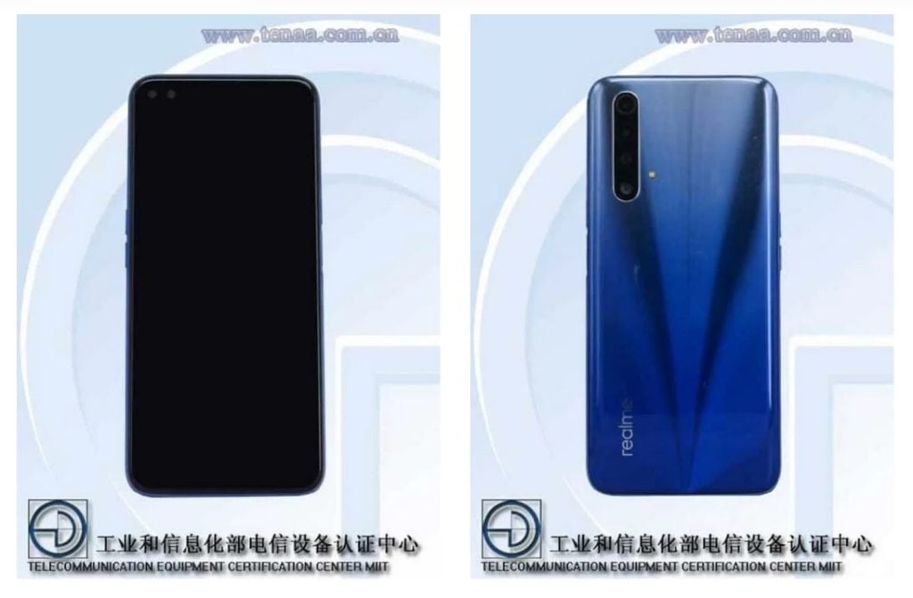 angeblicher Realme X3 und X50 auf TENAA gesichtet