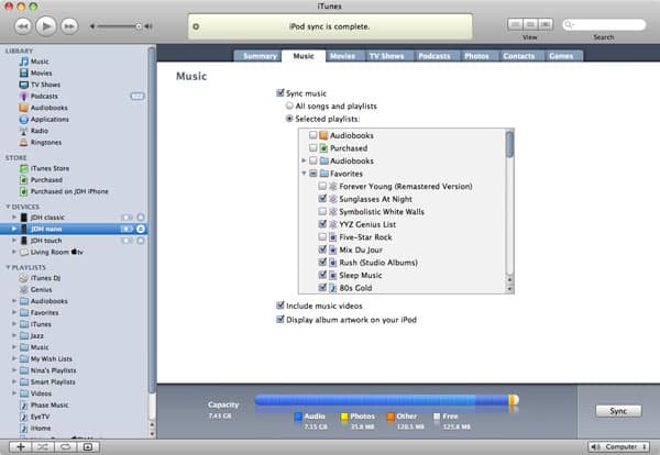 Consolidare più librerie iTunes