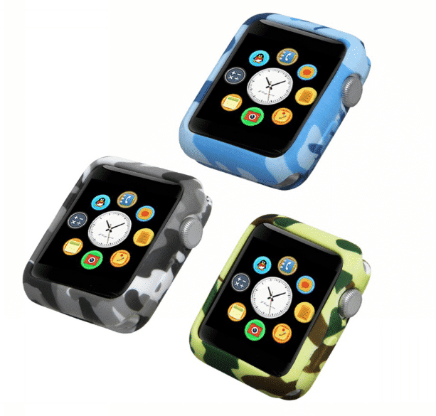 Esta es la Funda Suave de Camuflaje para Apple Watch Series 5 de 44 mm y 40 mm.