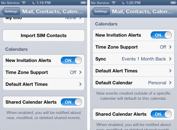 Impossibile creare nuovi eventi nel Calendario iOS