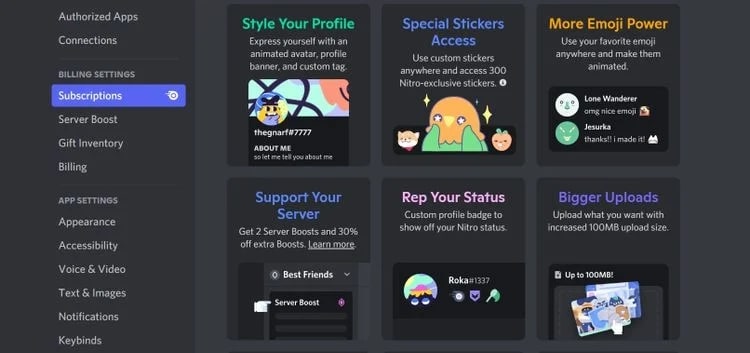 Discord Nitro против Nitro Classic