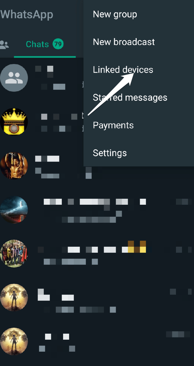Screenshot einer View Once-Nachricht