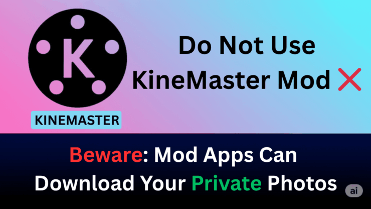 KineMaster Mod 경고 및 보안 위험