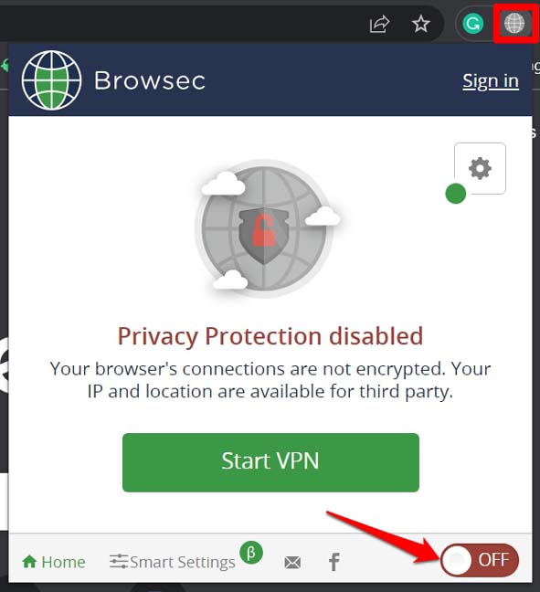Windows에서 VPN 끄기
