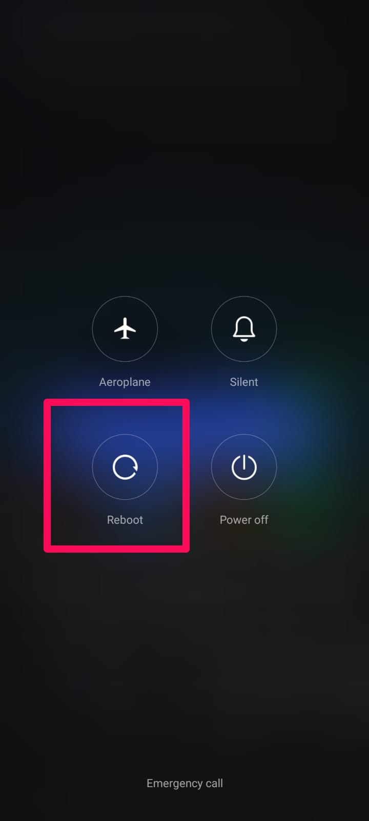 Starte dein Telefon neu