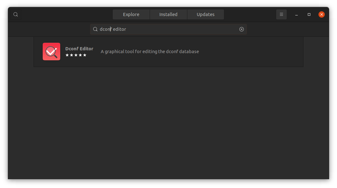 (2) Busca Dconf Editor