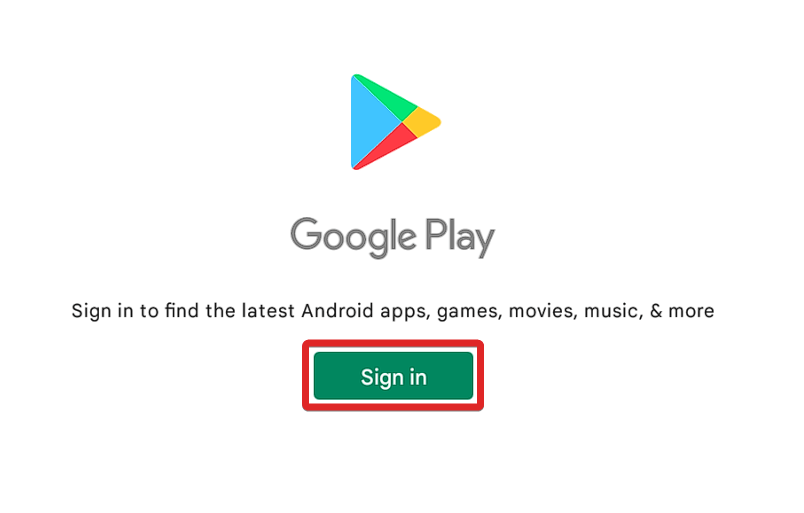 Bei Play Store mit BlueStacks anmelden
