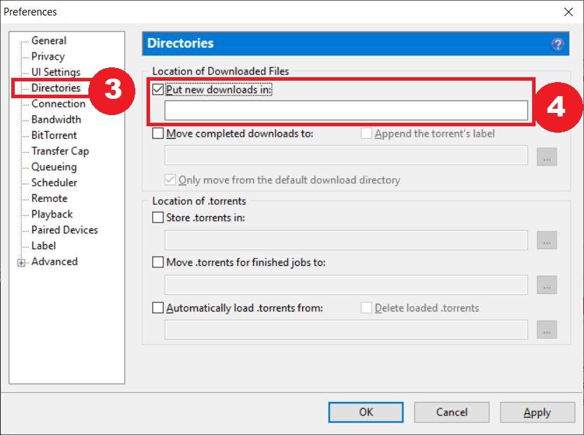 vai alla scheda Directory