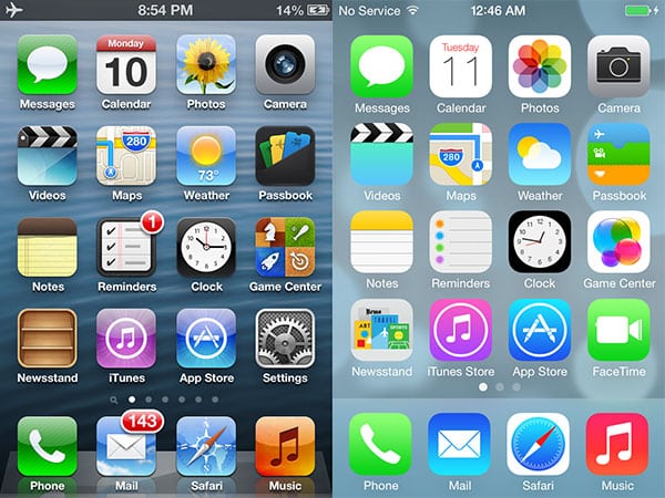 Novedades en iOS 7 para iPad, iPhone + iPod touch: Detalles + Pantallas
