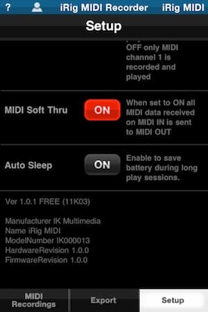 리뷰: IK Multimedia iRig MIDI + SampleTank for iOS