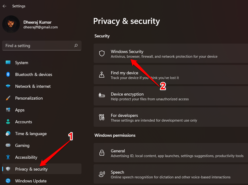 Sicurezza di Windows