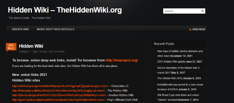 Hidden Wiki