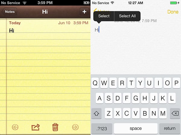 Novedades en iOS 7 para iPad, iPhone + iPod touch: Detalles + Pantallas